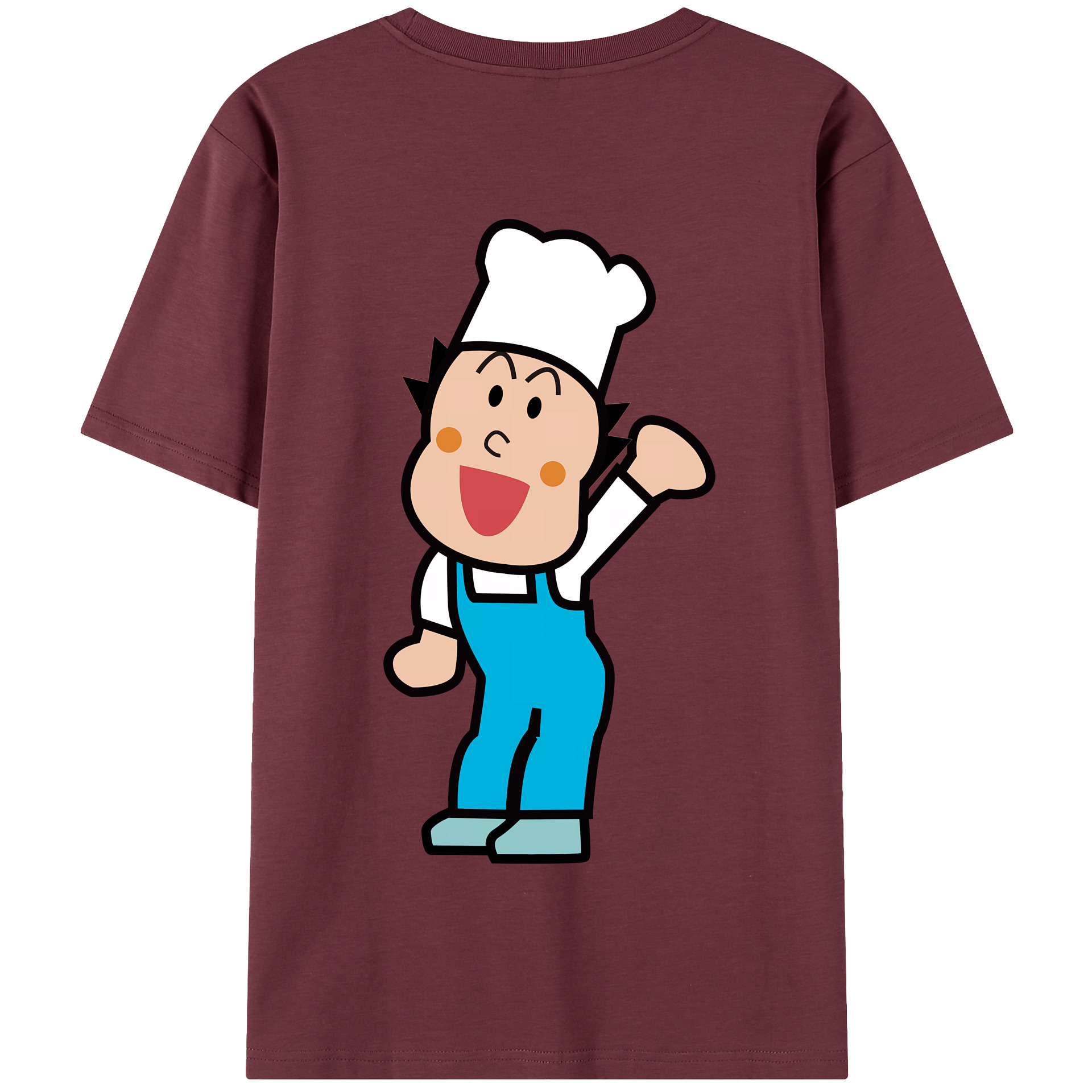 （画像用） アンパンマン Anpanman 綿100％半袖Tシャツ（背面プリント）